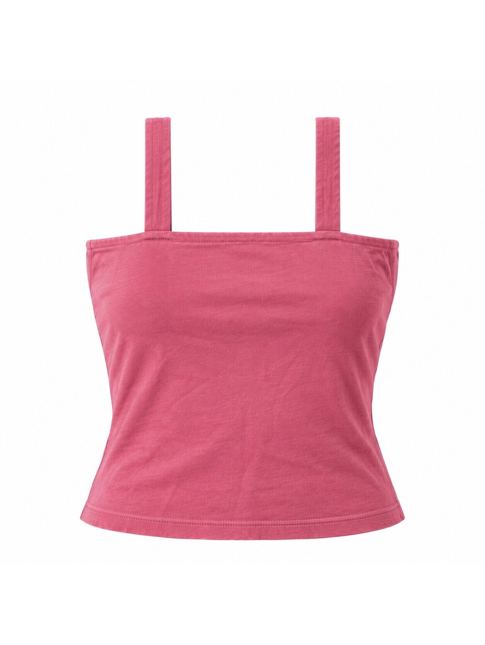 Harold's Vintage Bright Pink Silk Blend Cropped Tank Top Womens Size Large